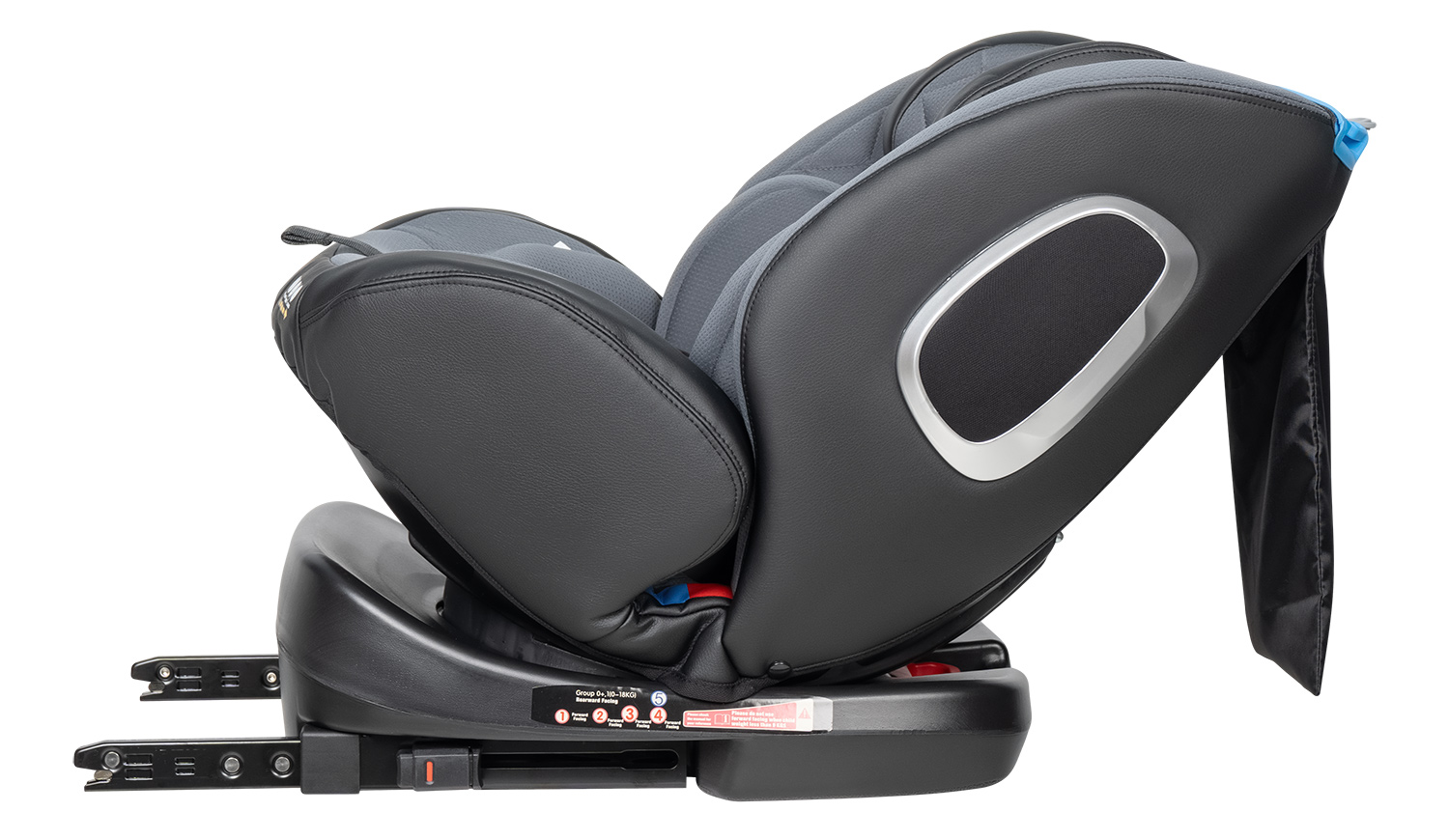 Автокресло Farfello YB102A Isofix 0+/1/2/3 (0-36 кг) серый - фото 11