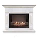 Каминокомплект Хорошие Камины Юпитер с очагом Firelight BFP/P-2520 белое дерево