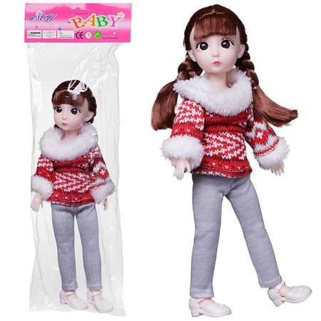 Кукла классическая Junfa My baby Шатенка