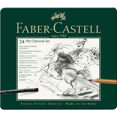 Уголь Faber Castell 24 шт.