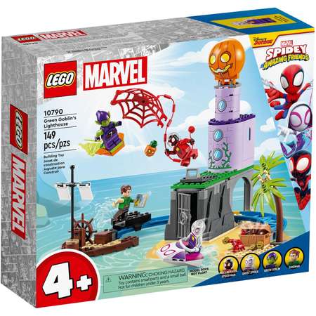 Конструктор LEGO Spidey Team Green Goblins Lighthouse блочный