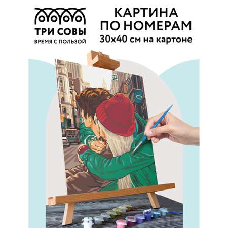 Картина по номерам ТРИ СОВЫ Любовь