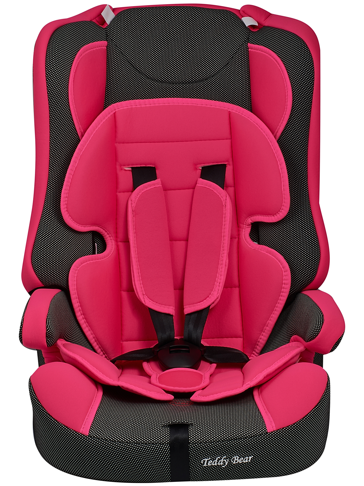 Автокресло Teddy Bear 513R/18 pink-black dot 1/2/3 (9-36 кг) - фото 1