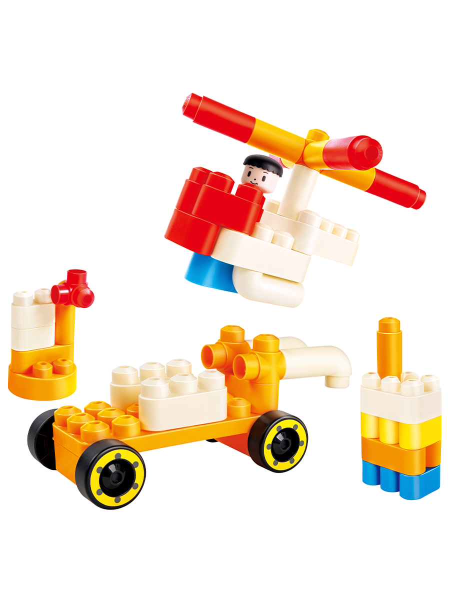 Конструктор Hape Пожарно-спасательная машина 106 дет. - фото 6