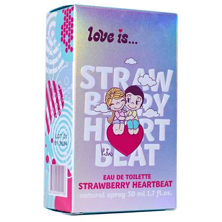 Туалетная вода Love is.. Strawberry heartbeat 50мл