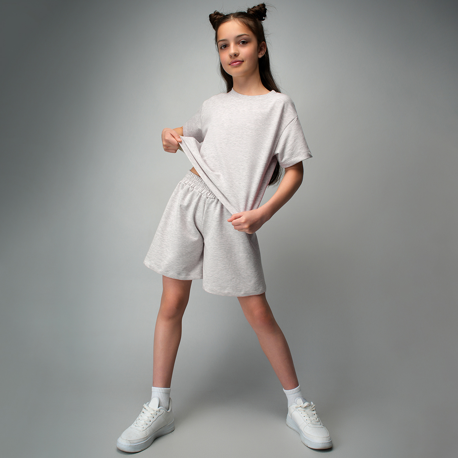 Костюм HappyFox HF2019DBLсерыймеланж - фото 8