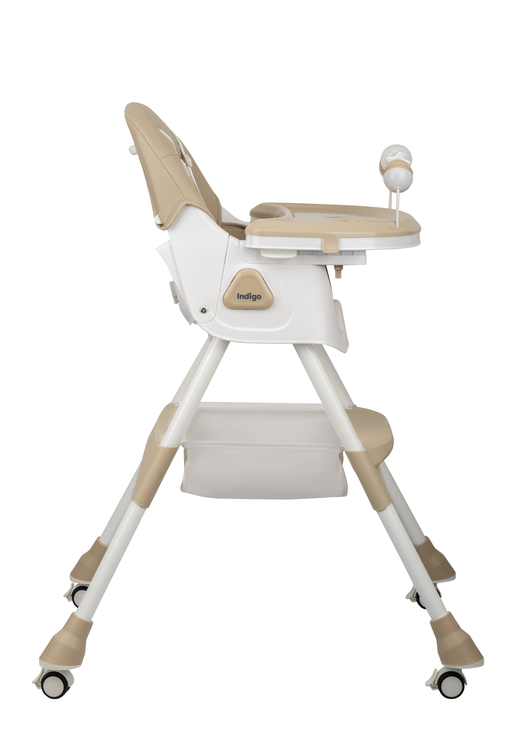Стульчик для кормления Indigo Corn Flex бежевый - фото 8
