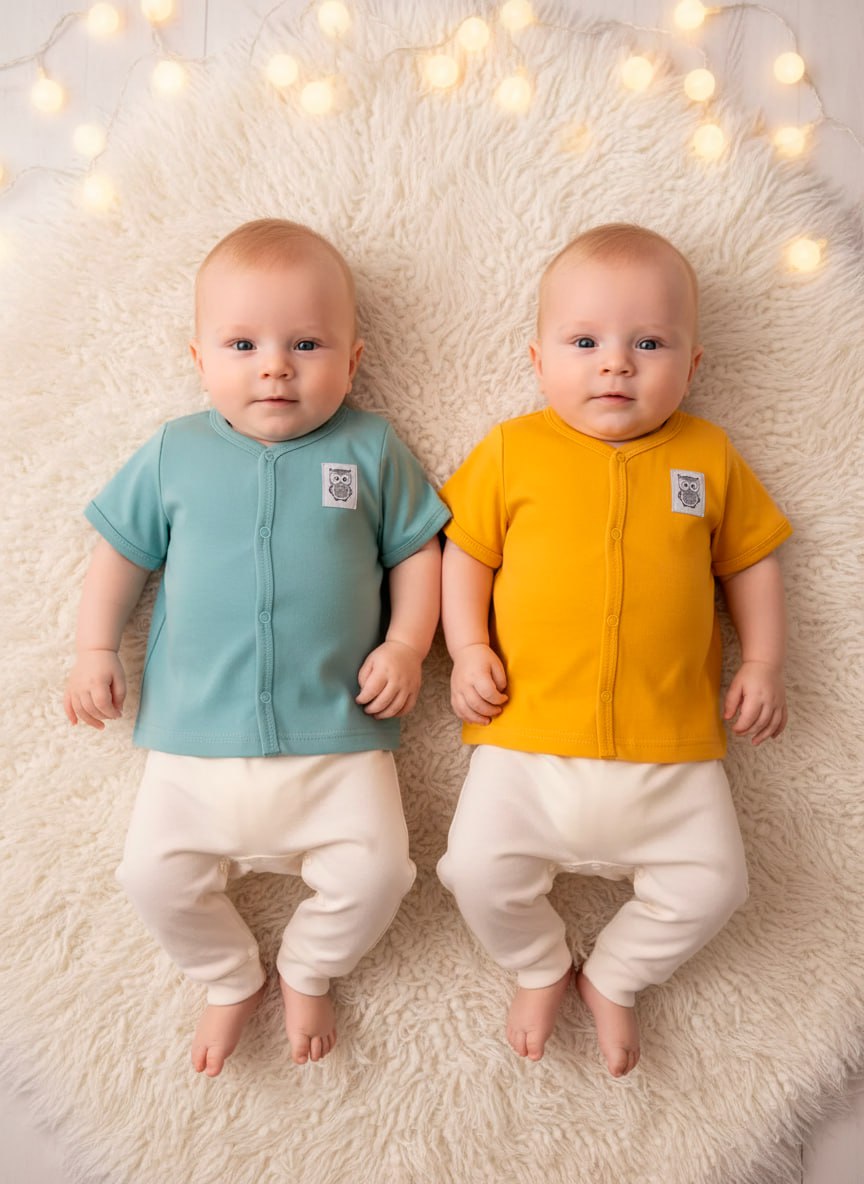 Кофточка 2 шт Совенок Дона БШ2-2414-60 - фото 1