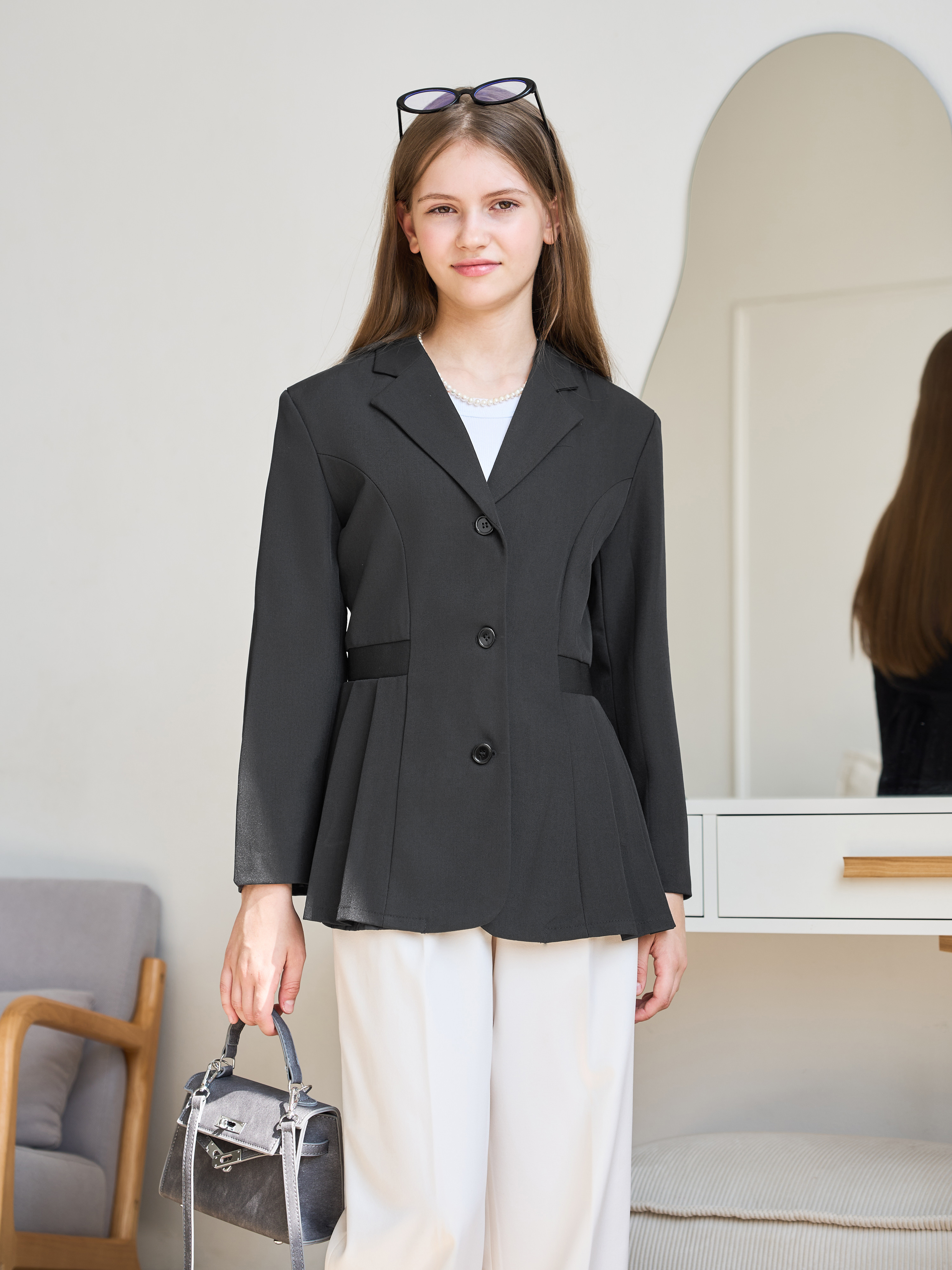 Пиджак СИНЯЯ МОДА W3510B-G39 - фото 4