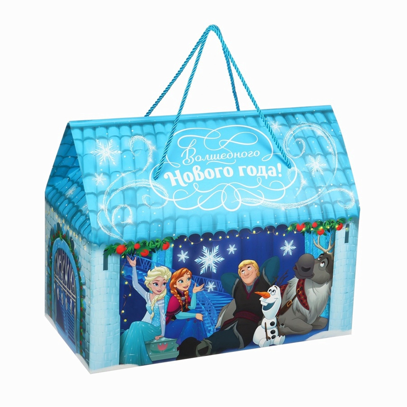 Пакет-коробка Дарите Счастье "Волшебного нового года", 37 х 33 х 20 см - фото 2