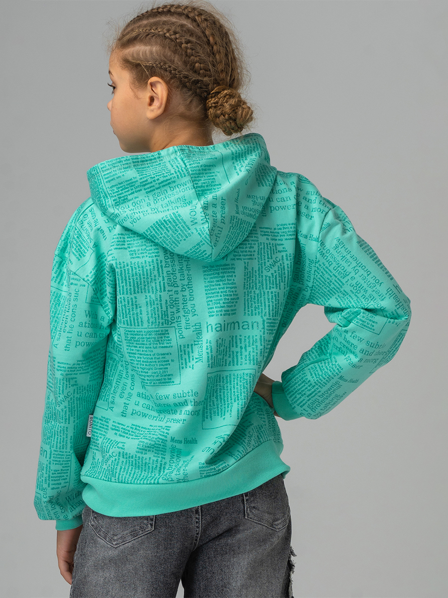 Худи BONITO KIDS SS6073ментоловый - фото 6