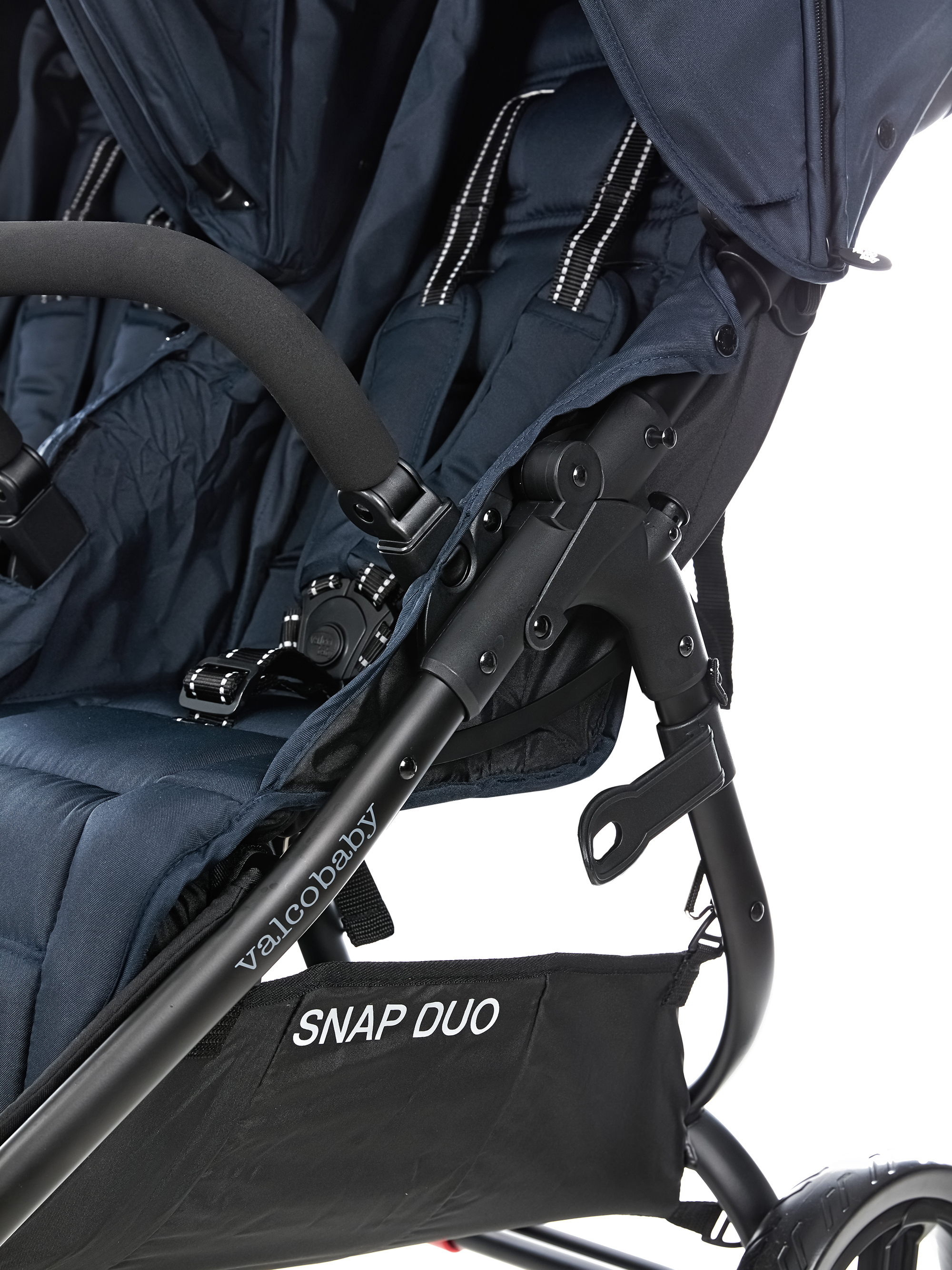 Коляска прогулочная для двойни Valco baby Snap Duo Flatt Matt синий - фото 21