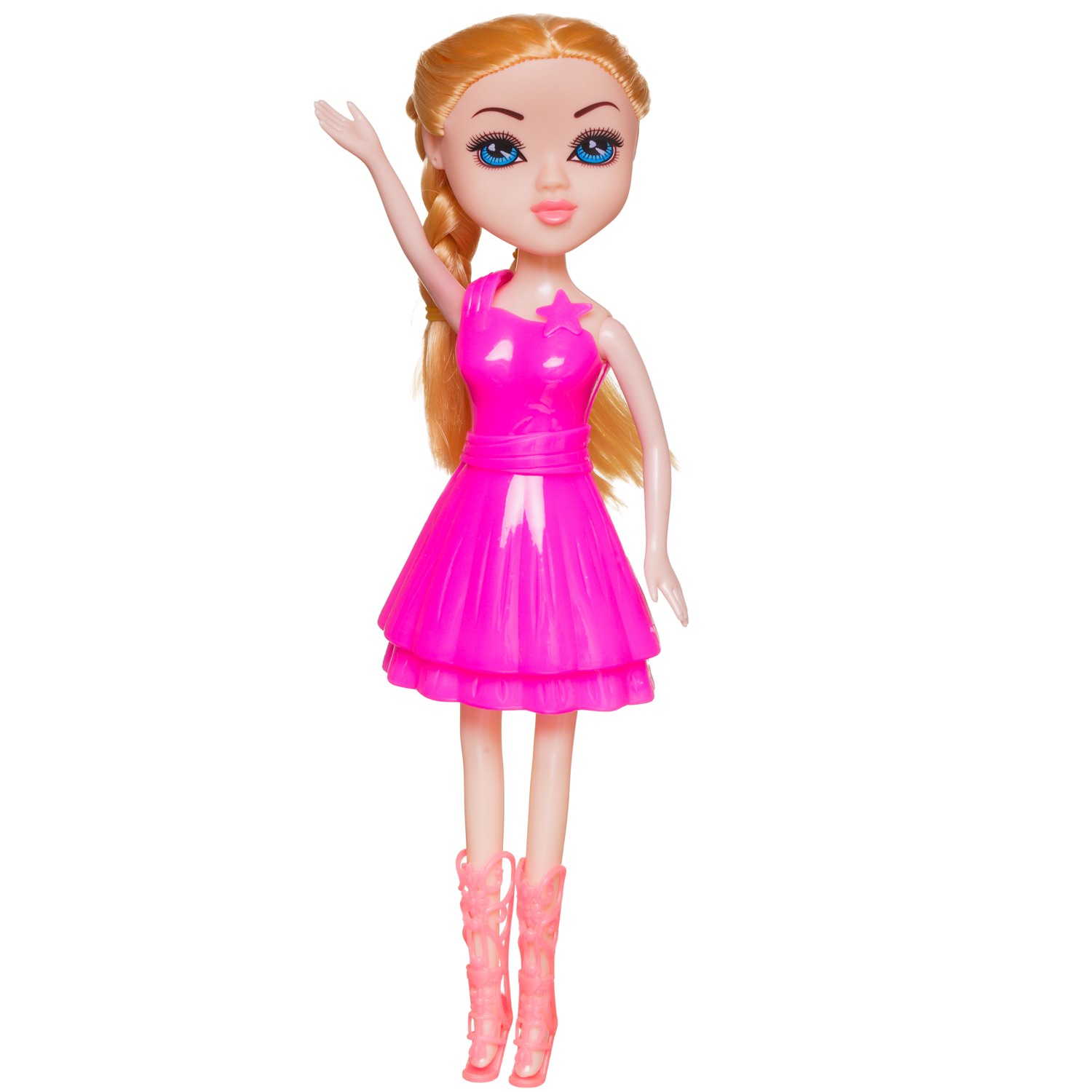 Кукла модельная Abtoys Brilliance Fair высота 18 см PT-01834/ярко-розовое - фото 4