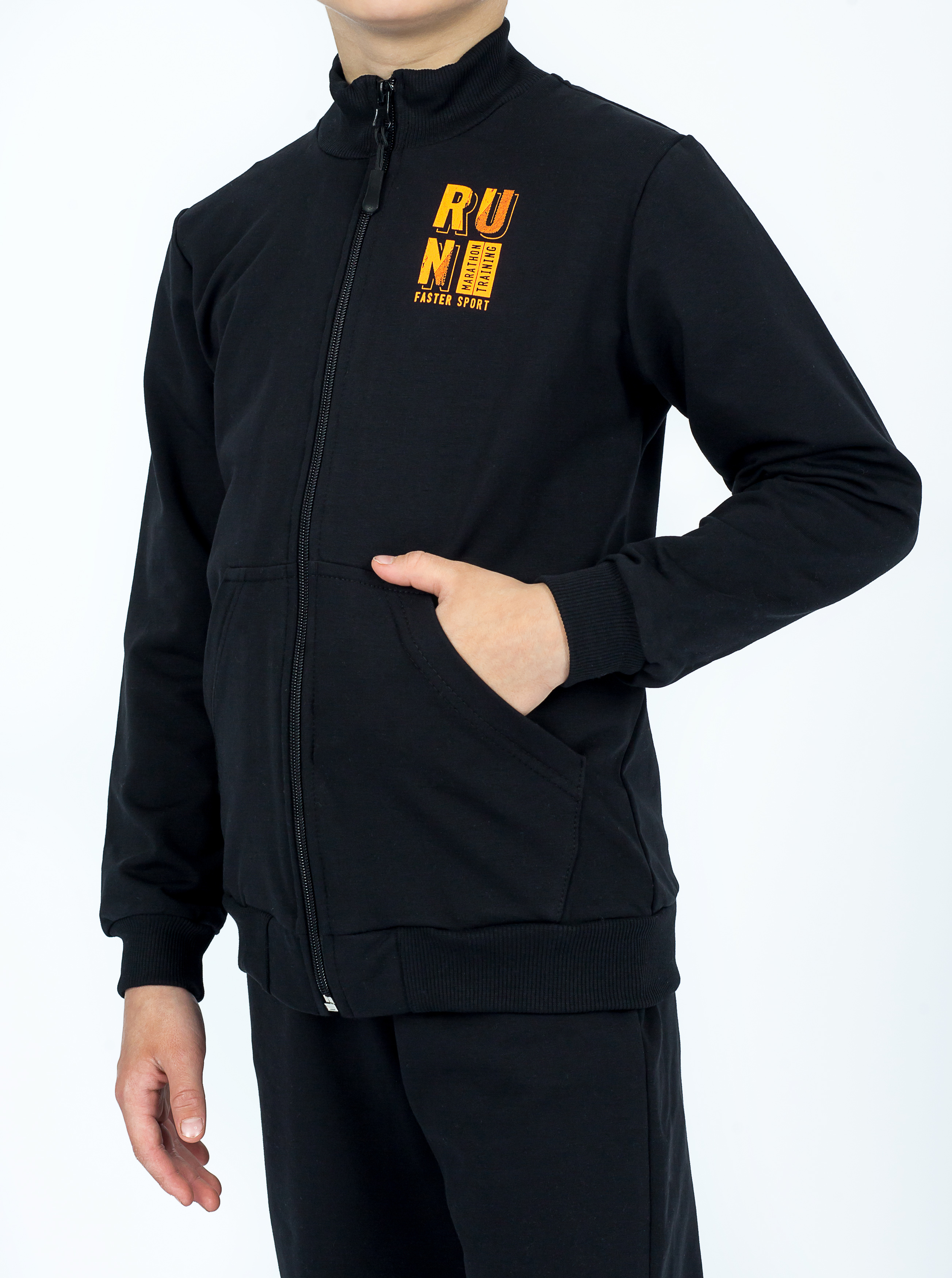 Спортивный костюм KiMMi co К-14087062п черный спорт - фото 15
