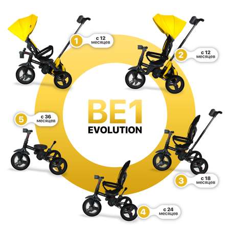 Трехколесный велосипед Nuovita 12 дюймов