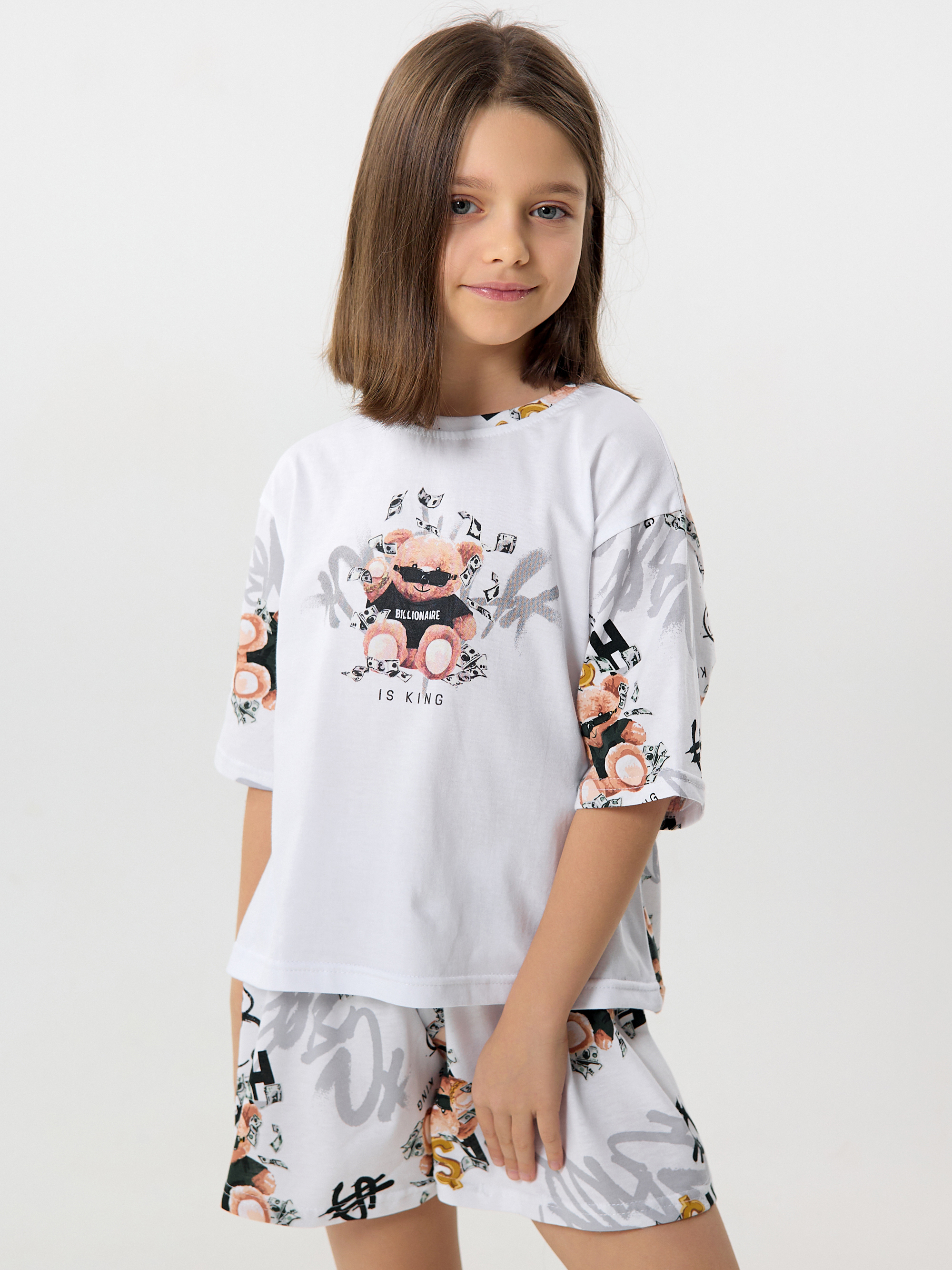 Пижама YAXX 003--Пижама мишка/белый - фото 6