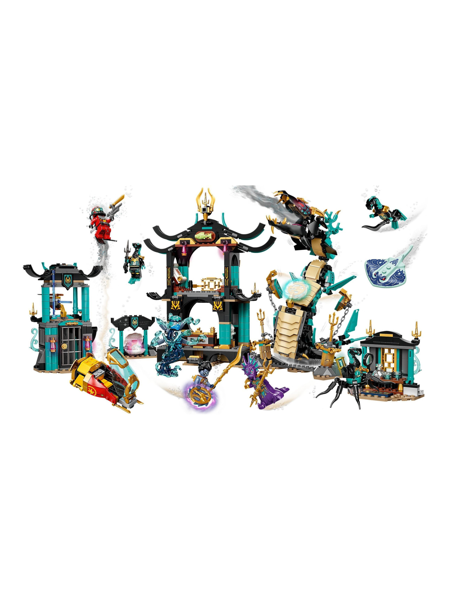 Конструктор LEGO NINJAGO Храм моря 1060 дет. - фото 6