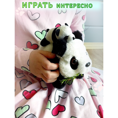 Мягкая игрушка FAVORITSTAR DESIGN панда Панда интерактивная 17 см