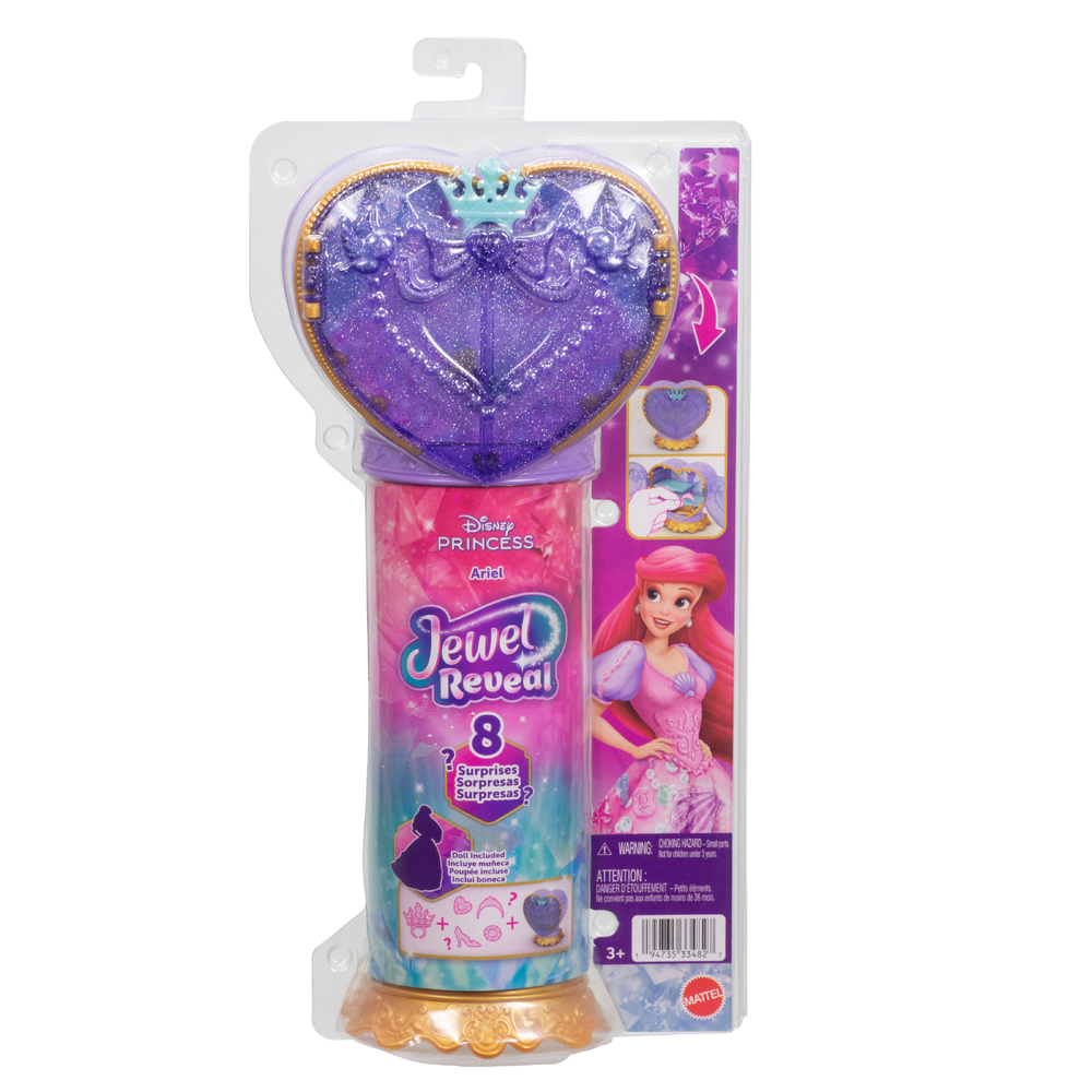 Кукла модельная Disney Princess Jewel Reveal Ariel высота 29 см JHL49 - фото 3