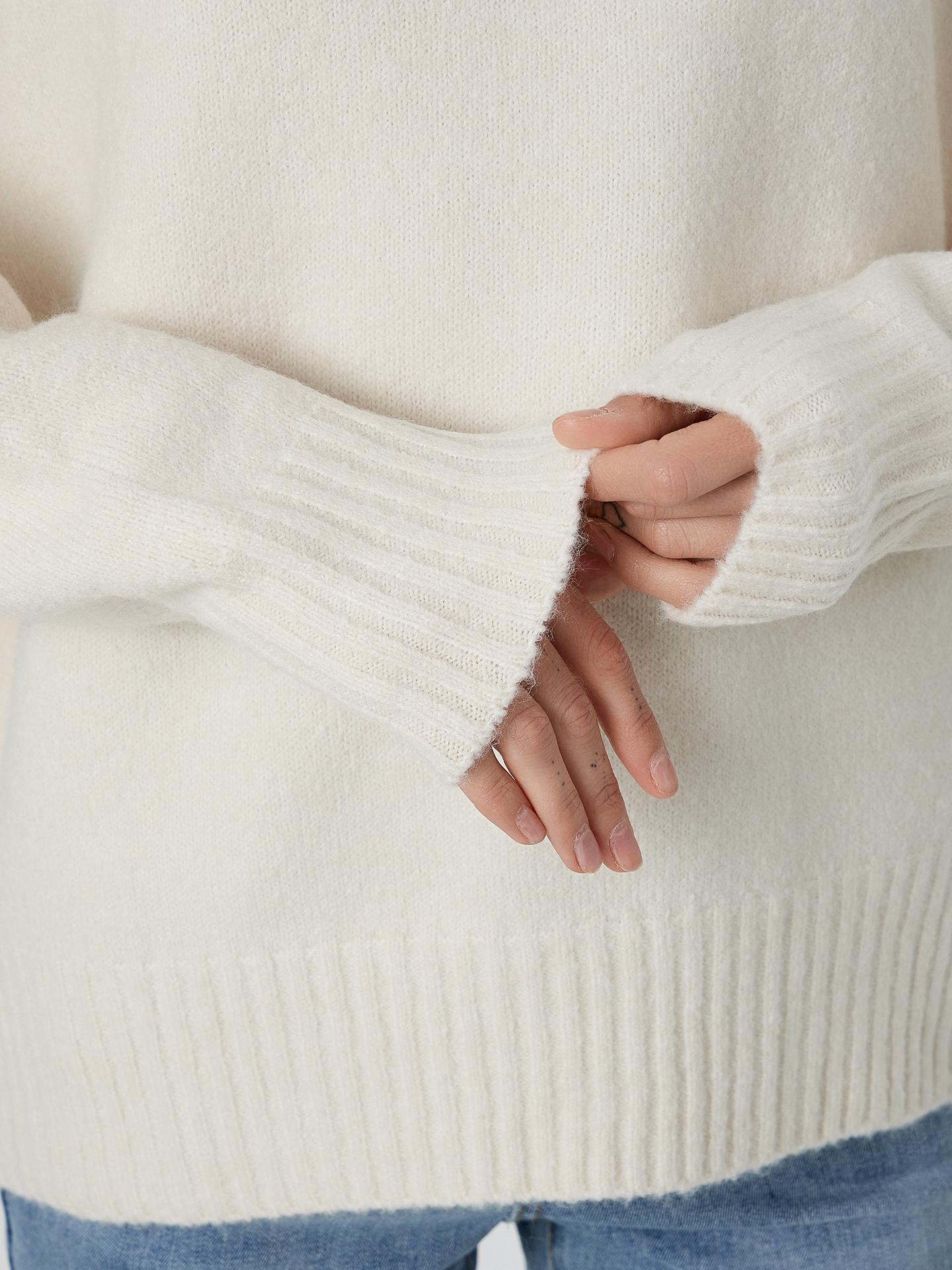 Джемпер Mark Formelle (Марк Формэль) 122630/молочный - фото 8