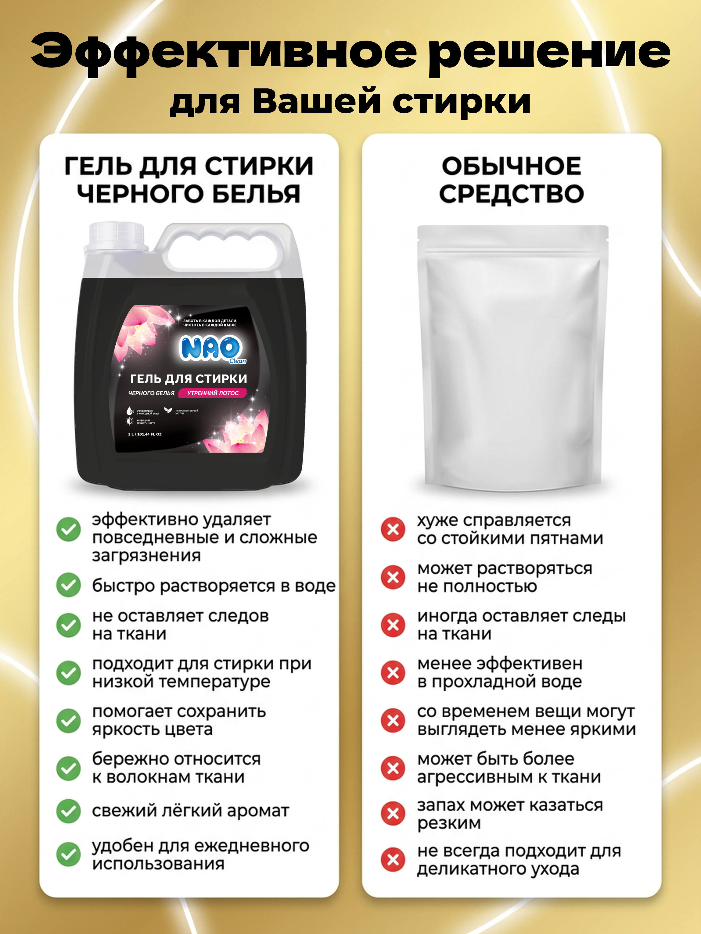 Гель для стирки NAO 3 л - фото 3