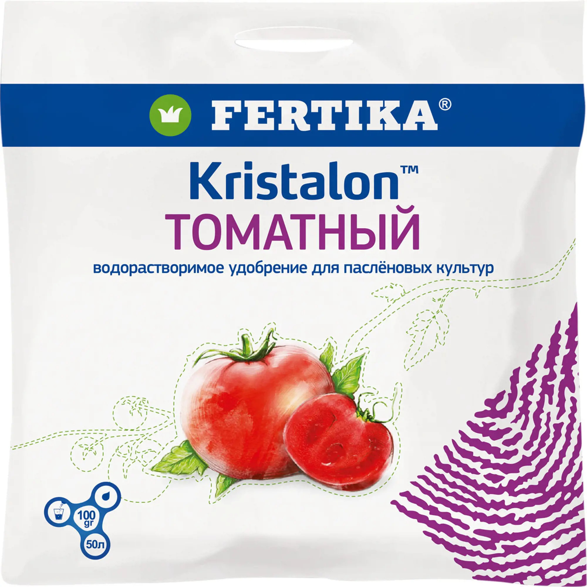 Удобрение FERTIKA Kristalon Томатный 100 г - фото 1