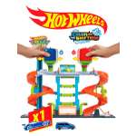 Игровой набор Hot Wheels Мега Автомойка с водой 1:64