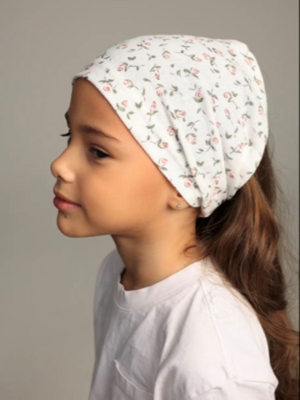 Косынка BRIOLLINI Eco розы белый - фото 1