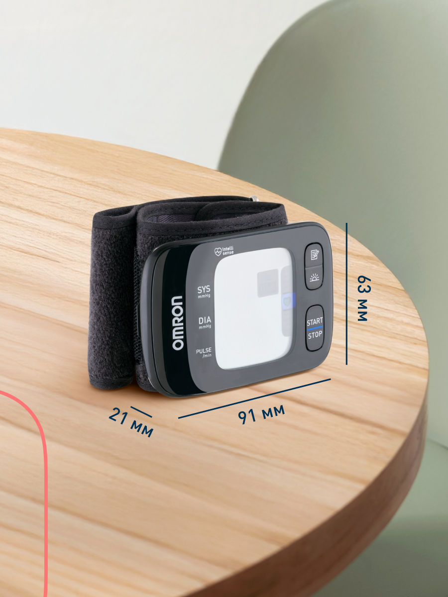 Тонометр автоматический OMRON RS7 Intelli IT (HEM-6232T-RU) - фото 19