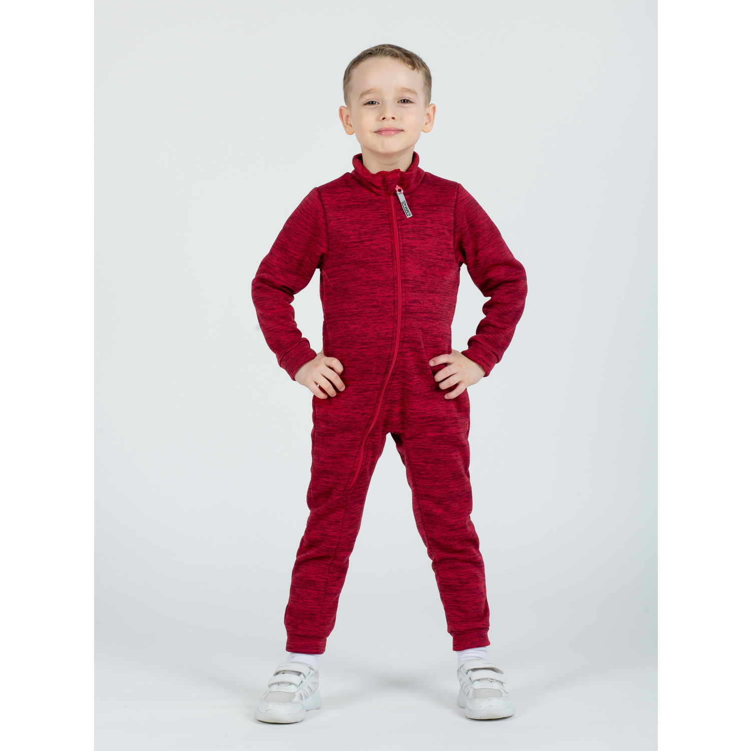 Комбинезон KiMMi co К-1408286(кт) красный - фото 1