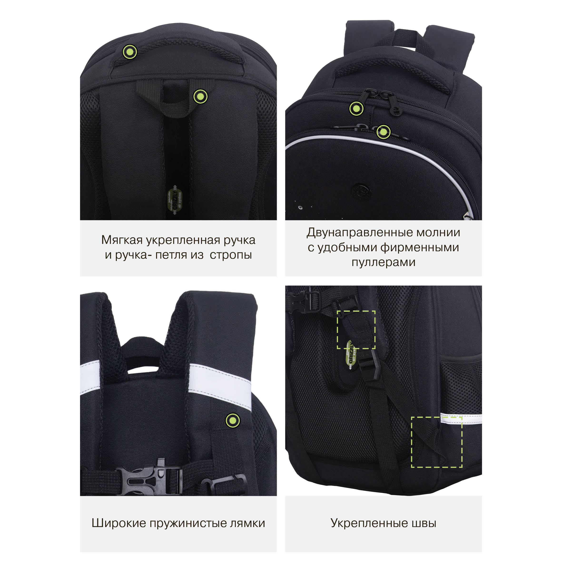 Ранец Grizzly Мишка - фото 13