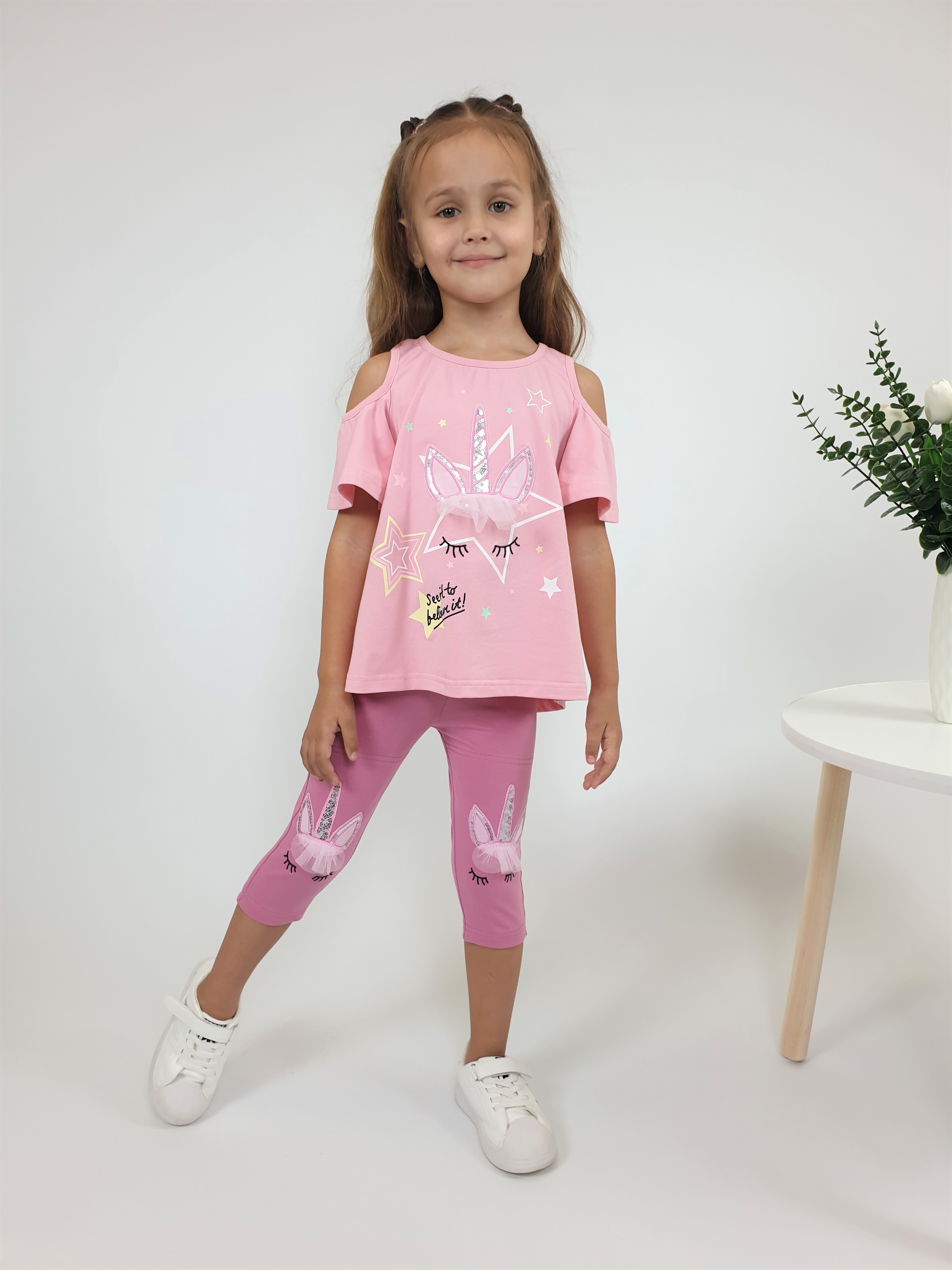 Футболка и леггинсы Luneva 02-124-2. - фото 1