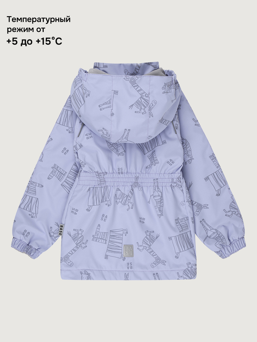 Ветровка BASE by NIKASTYLE б4л10026 лаванда - фото 4