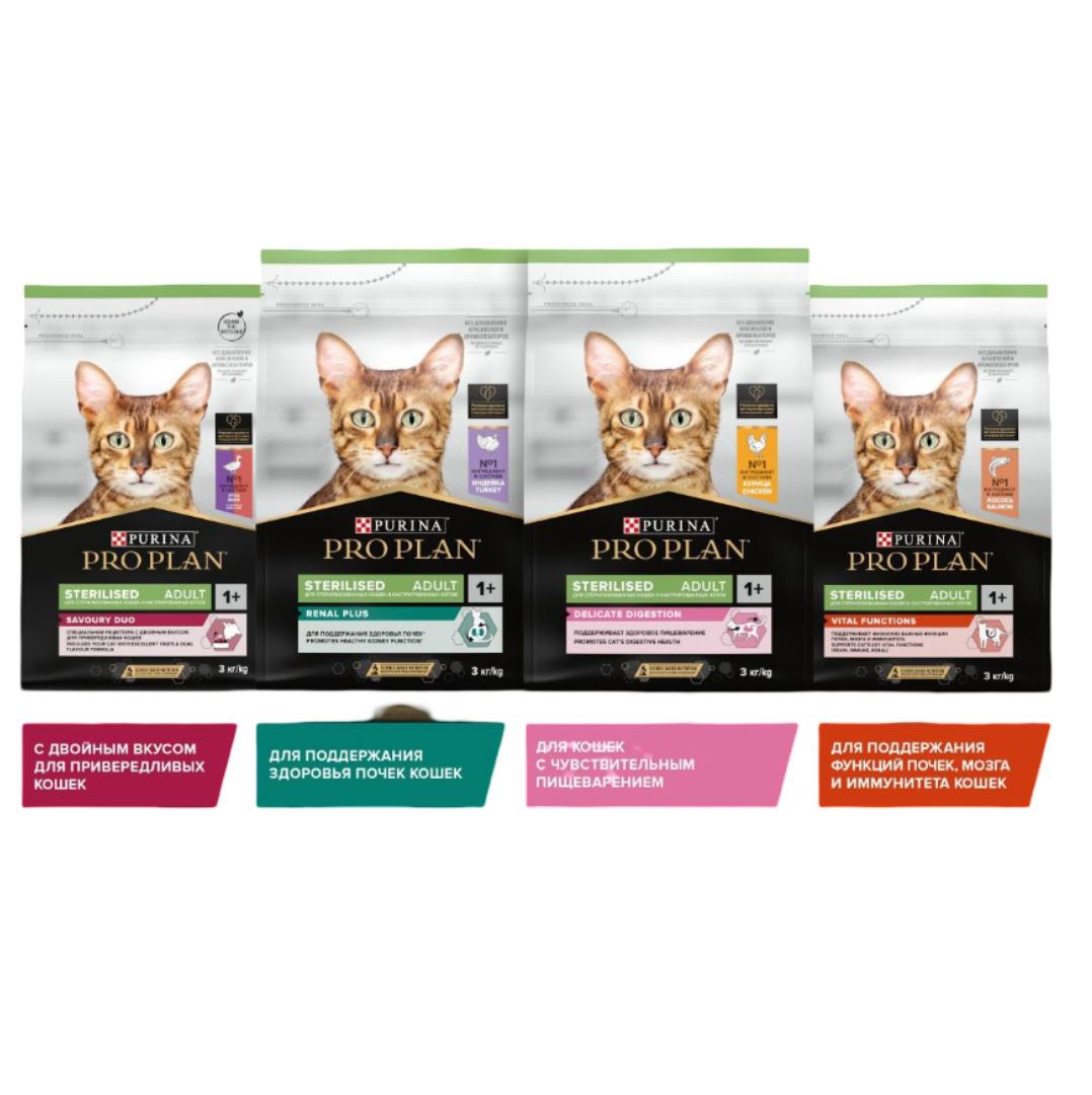 Сухой корм PRO PLAN OptiStart Sterilised Kitten - фото 7
