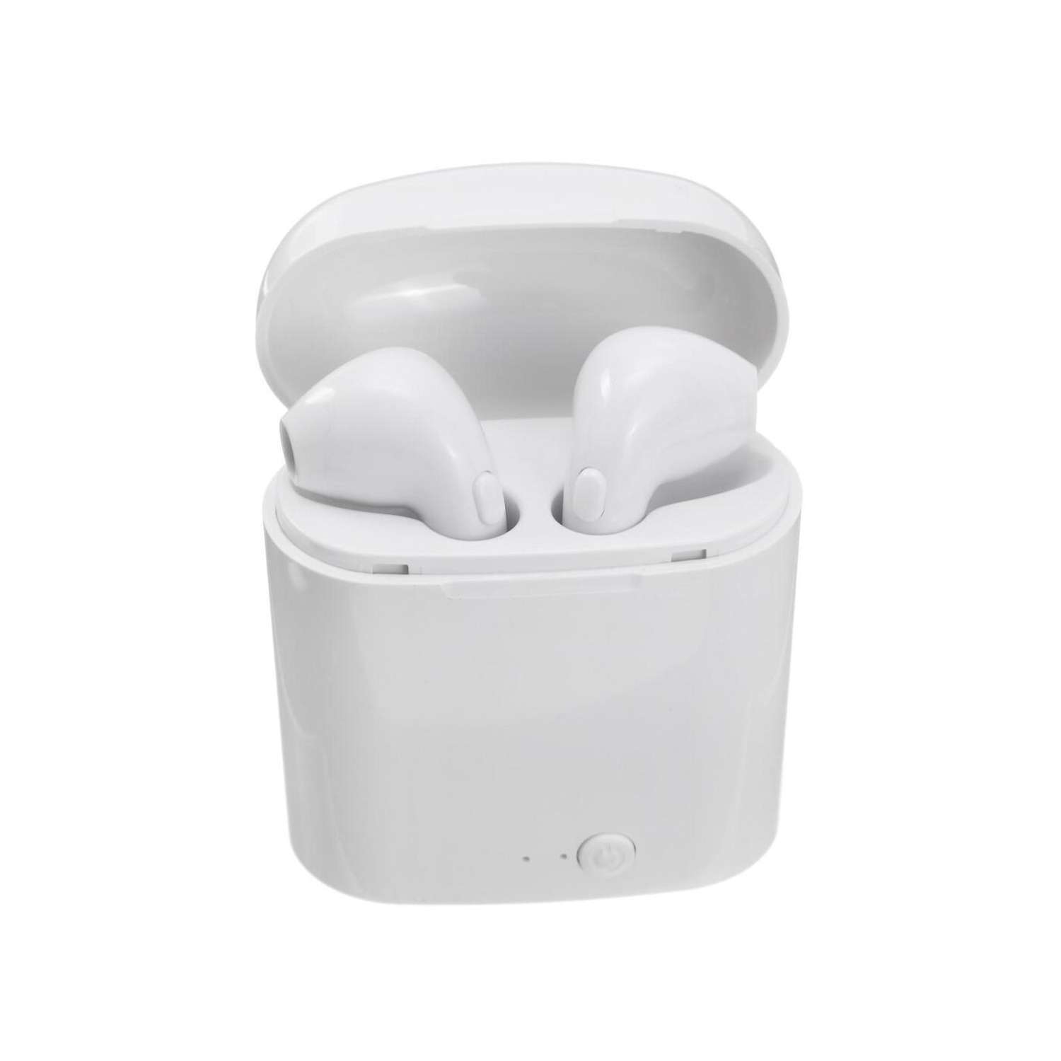 Наушники беспроводные Luazon Home i7S TWS Bluetooth 5.0 65/400мАч белые 4381727 - фото 4