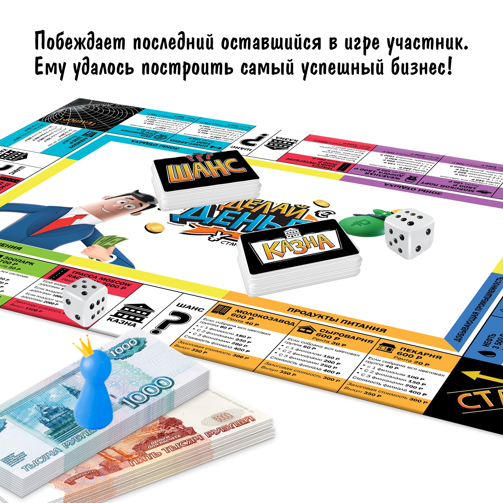 Настольная игра Лас Играс KIDS Делай деньги - фото 4