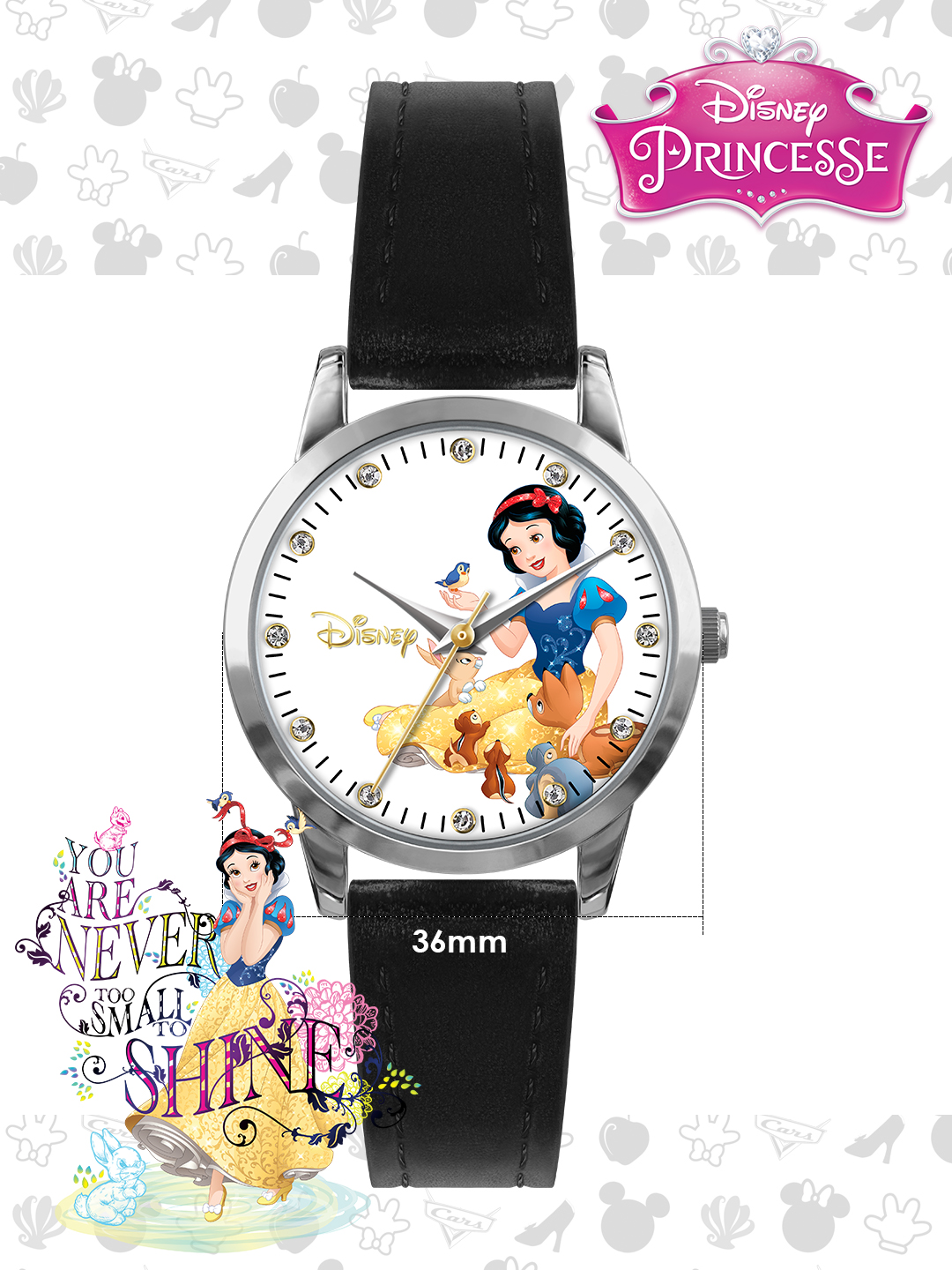 Кварцевые наручные часы РФС Disney с Белоснежкой D3901P - фото 1