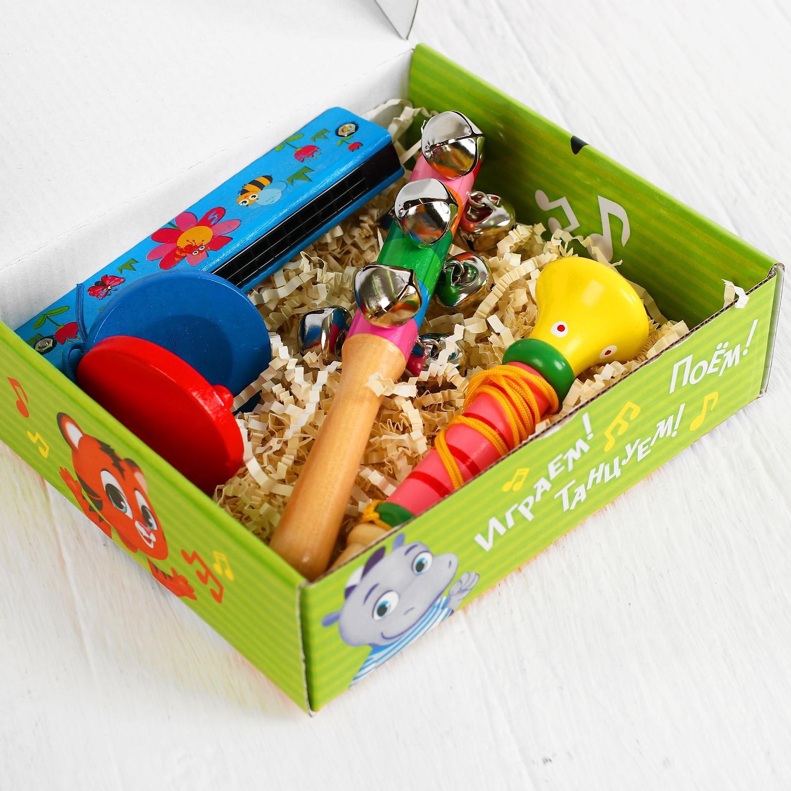 Игрушка музыкальная Лесная мастерская губная гармошка - фото 2