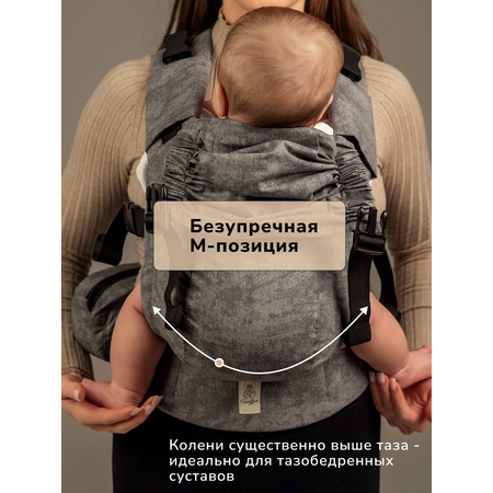 Эргорюкзак СлингУля Супер-м беби 2+