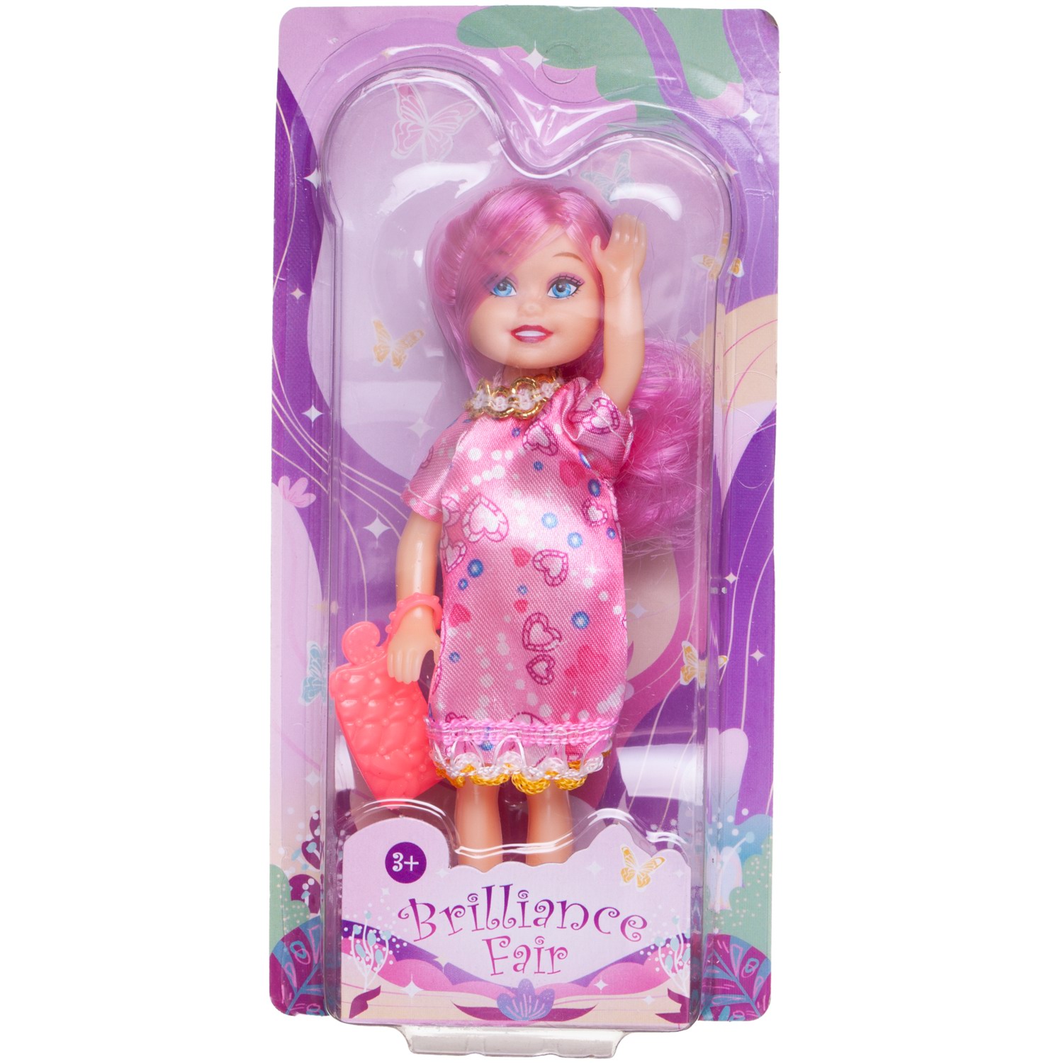 Кукла модельная Abtoys Brilliance Fair PT-01831/розовое - фото 1