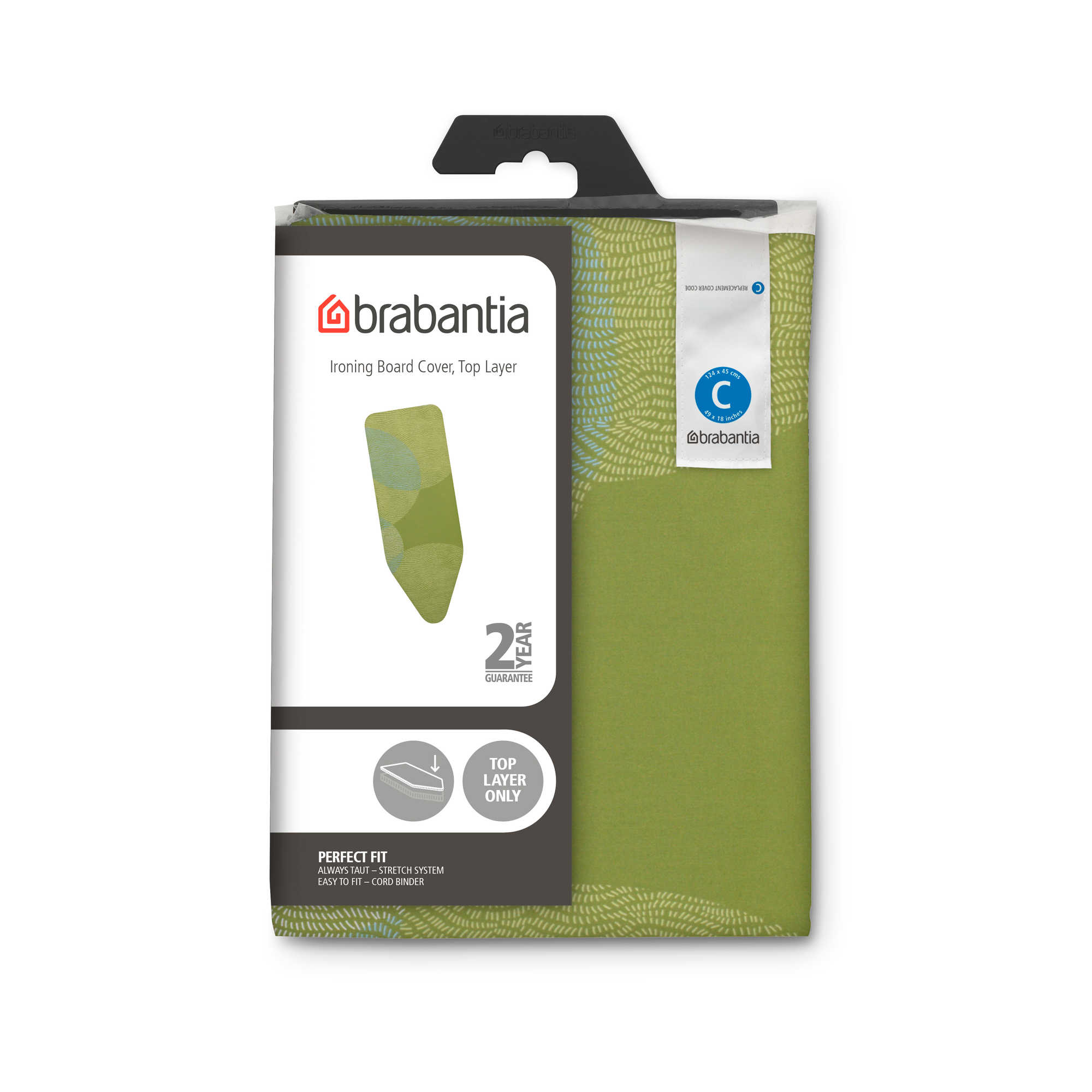 Чехол для гладильной доски Brabantia Тихий шелест 124х45см (8мм) 219887 - фото 2