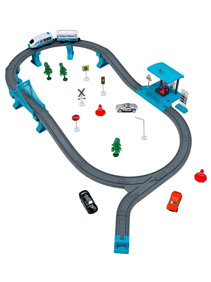 Набор железнодорожный Givito G211-015 - фото 9