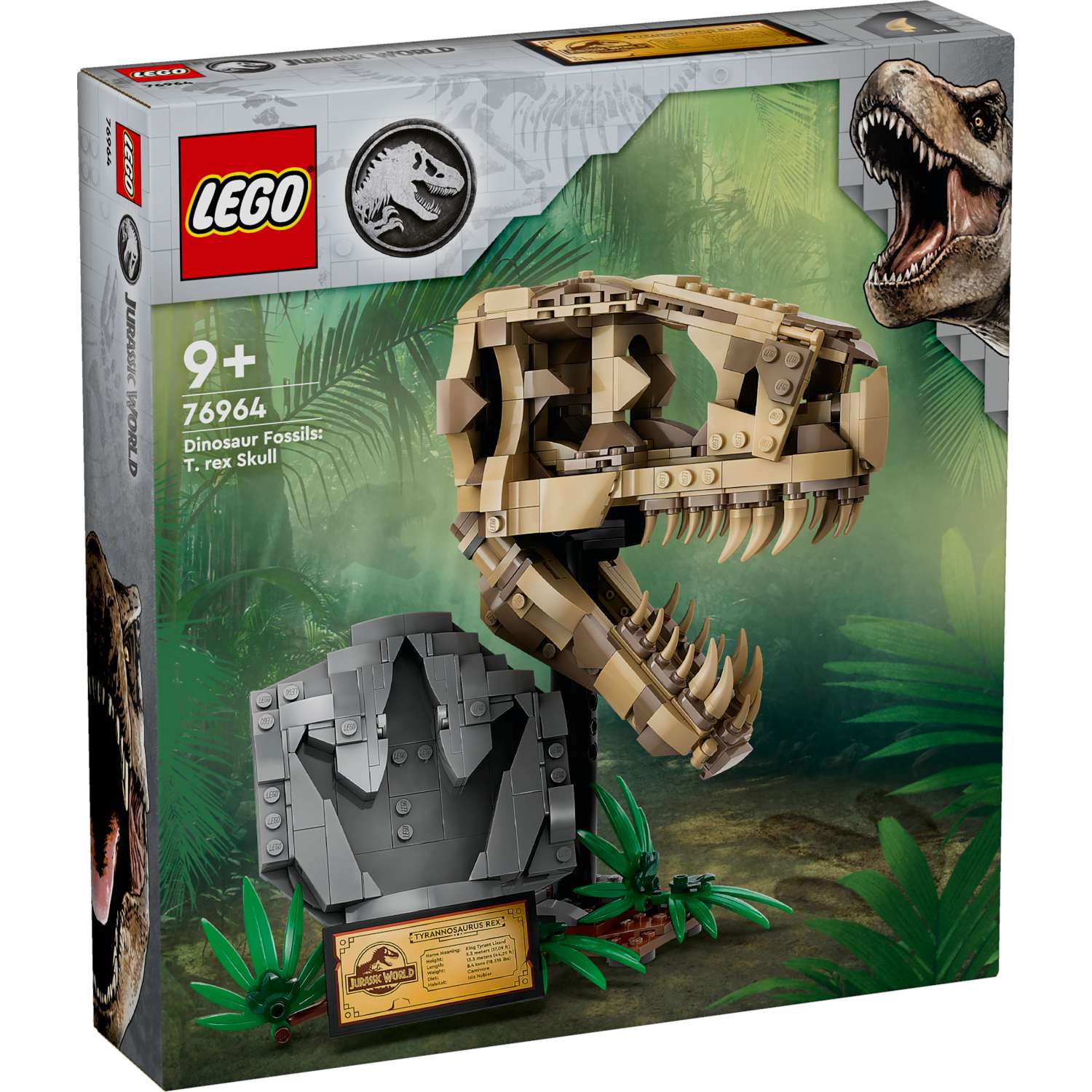 Конструктор LEGO Jurassic World Череп T-Rex 577 дет. - фото 3