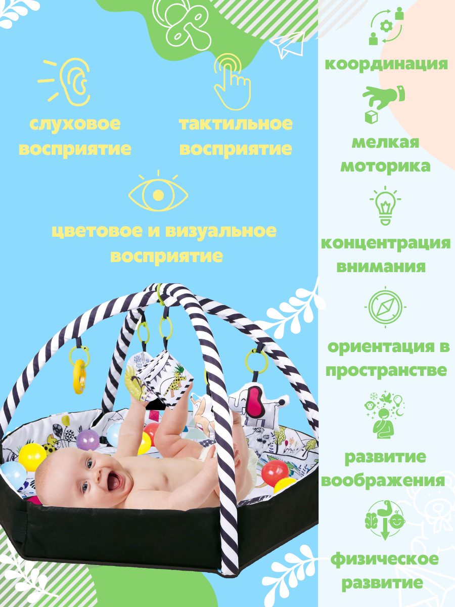 Коврик Stelliumbaby с дугами - фото 15