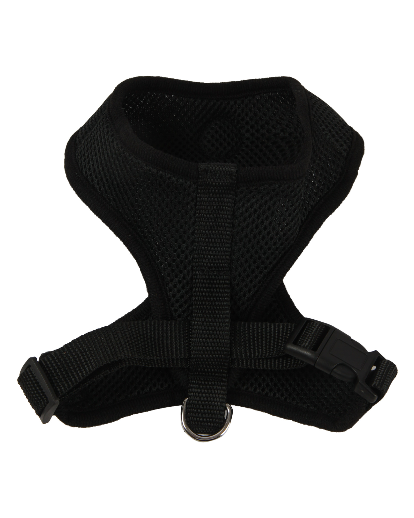 Шлейка-жилетка для собак Barbaks Чёрная сетка M шея 36см грудь 42-56см - фото 5