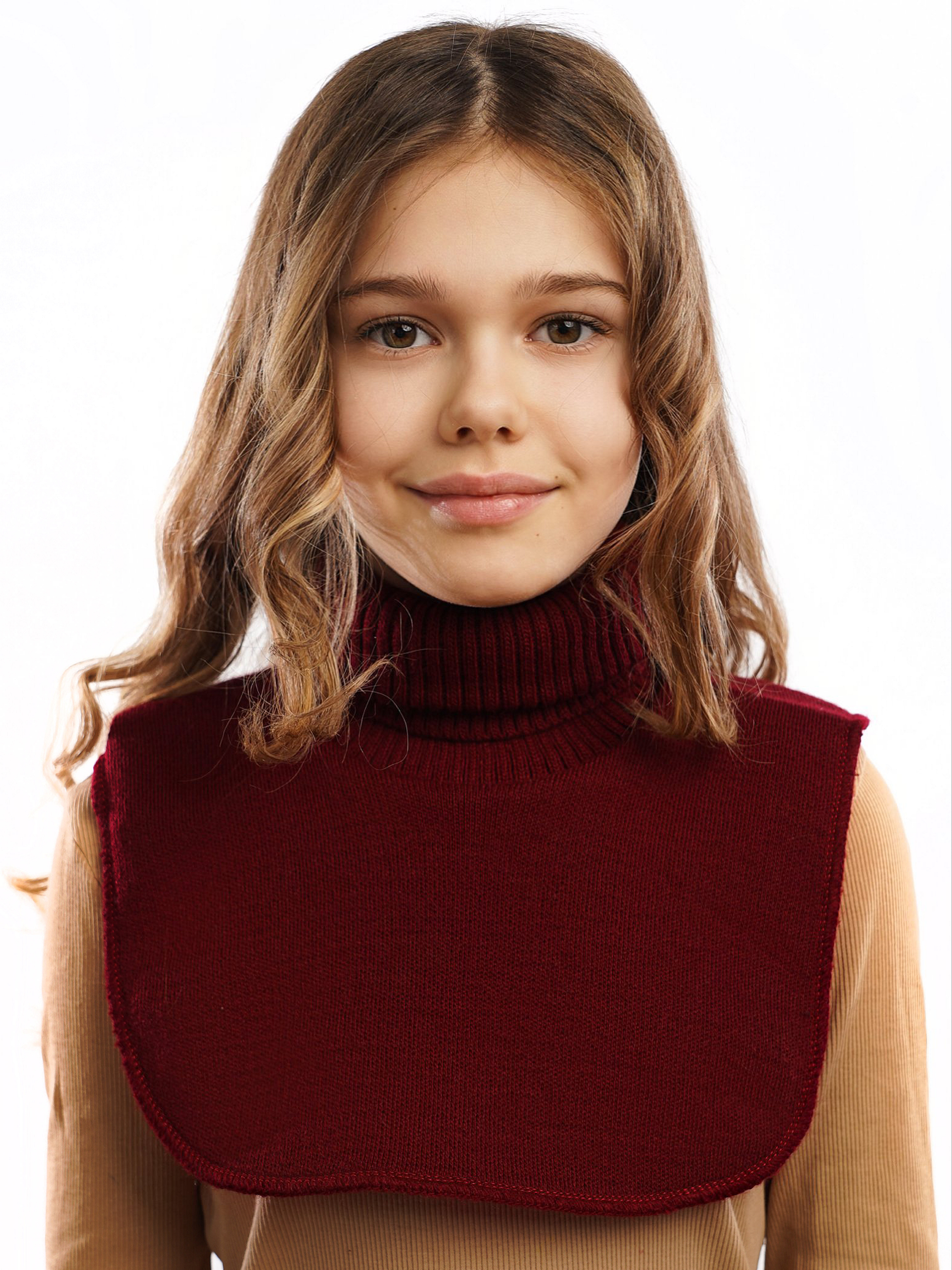 Манишка ПриКиндер MM3-2131 Цвет: Красный меланж - фото 5