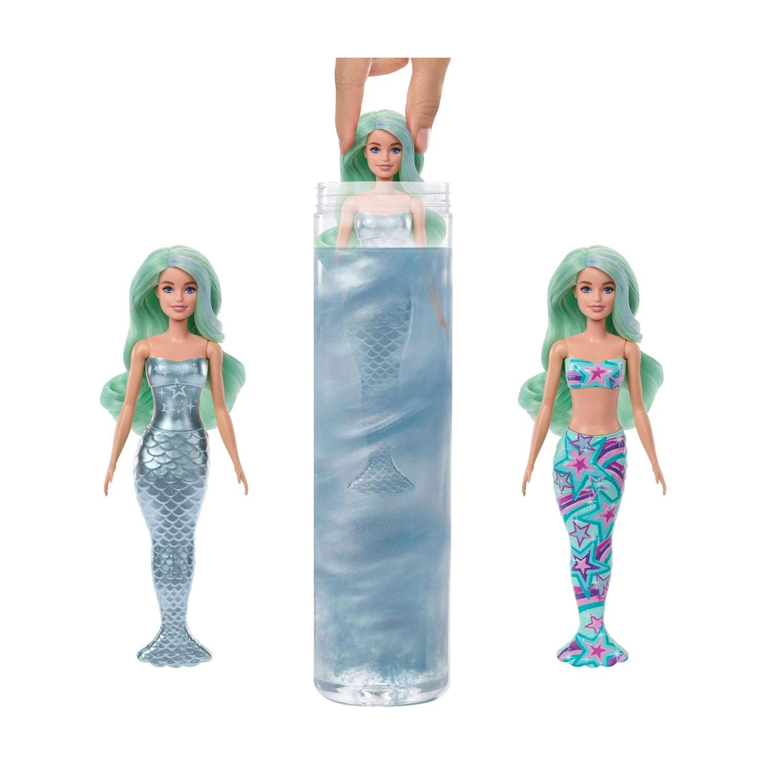Кукла модельная Barbie Color Reveal Русалка HRK12 - фото 2