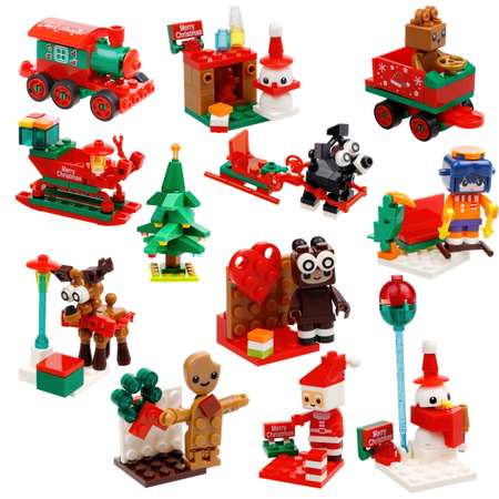 Конструктор 1TOY Blockformers Новый год блочный