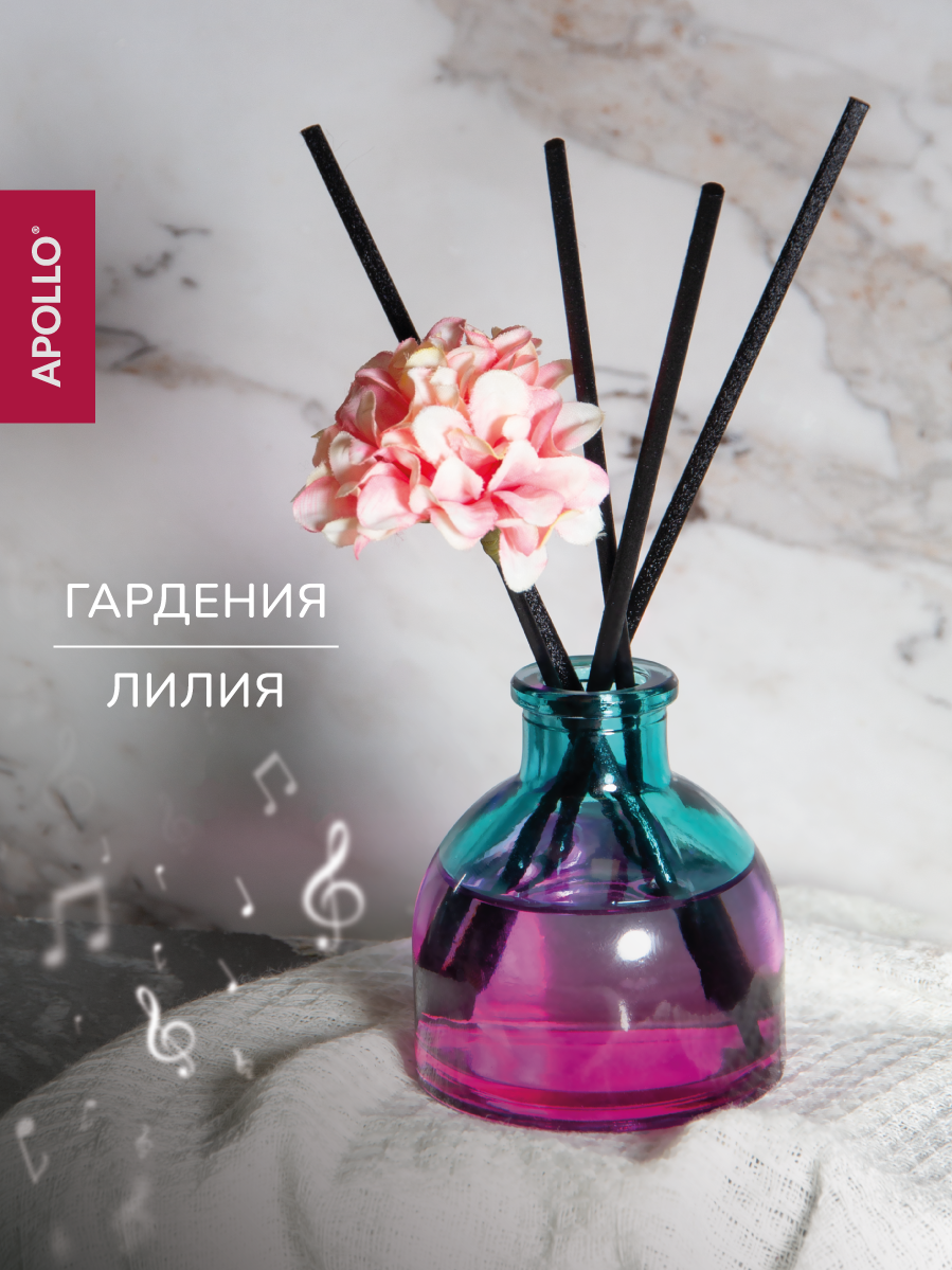 Ароматический диффузор APOLLO гардения и лилия 40 мл - фото 1