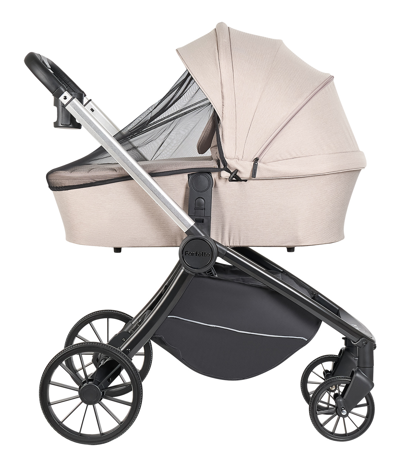 Коляска 3в1 Farfello Baby shell бежевый - фото 13